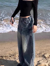 Denim Trousers Grunge