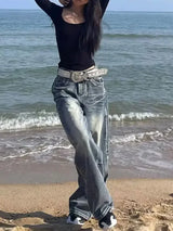 Denim Trousers Grunge