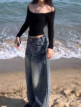 Denim Trousers Grunge